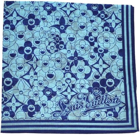 louis vuitton bandana blue|louis vuitton bandana for sale.